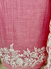 Azure Embroidered Grace Unstitched Suit