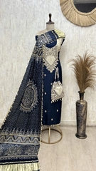 Imperial Noor Russian Silk Unstitched Suits