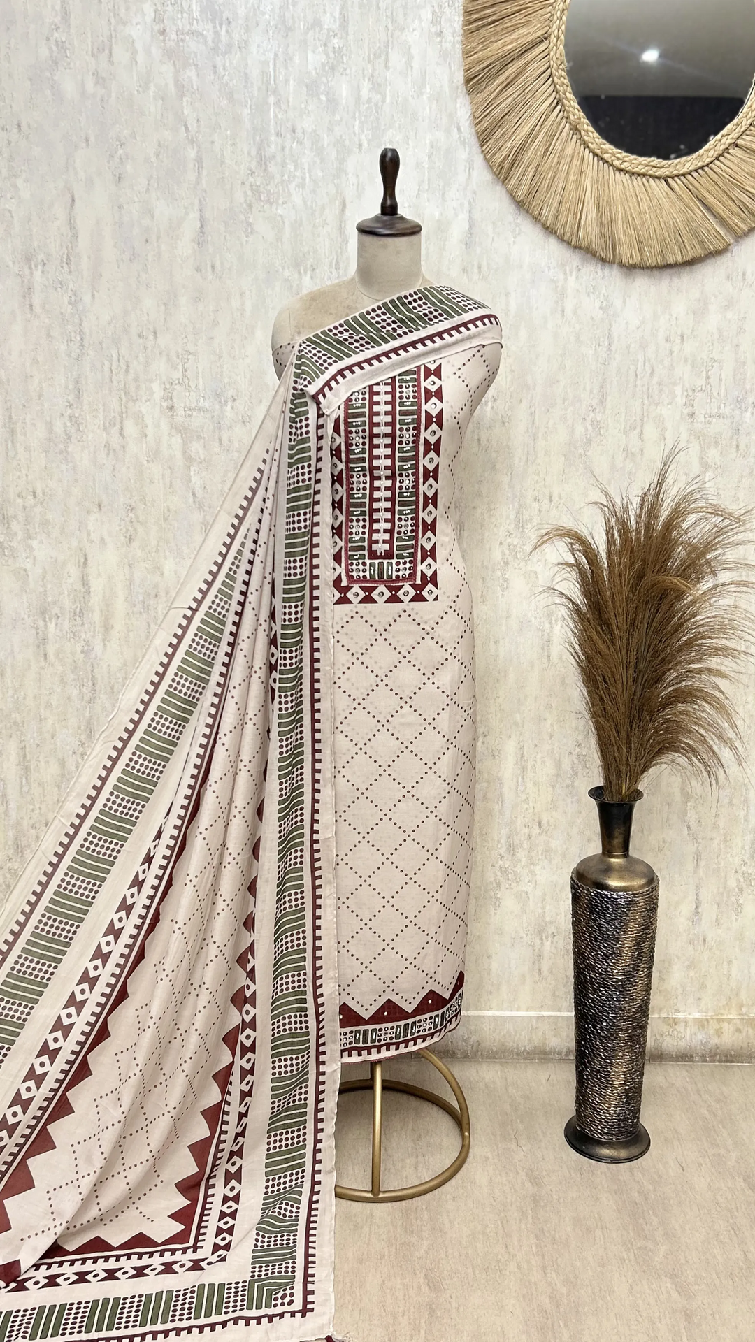 Heritage Mul Cotton Unstitched Suits