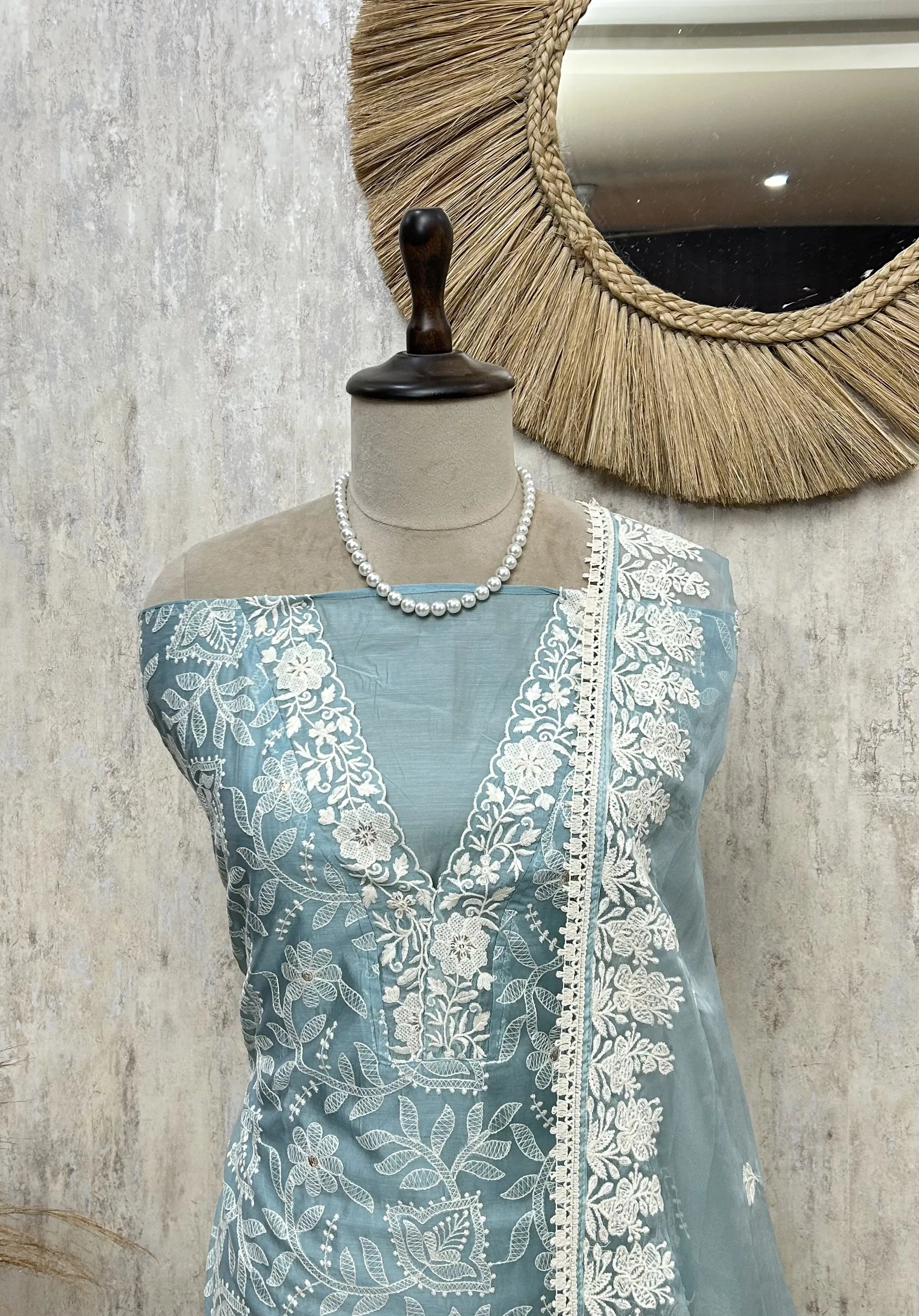 Royal Maheshwari Grace Unstitched Suit