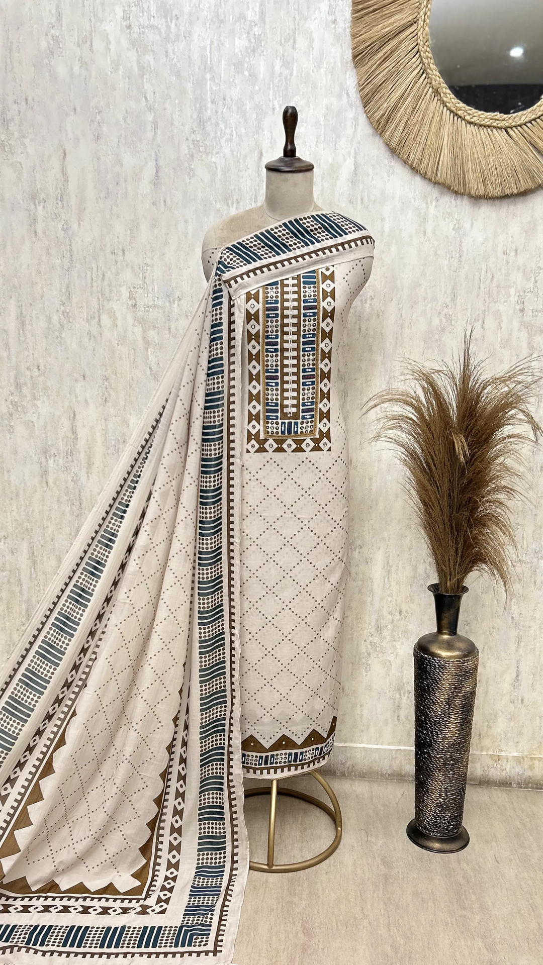 Heritage Mul Cotton Unstitched Suits