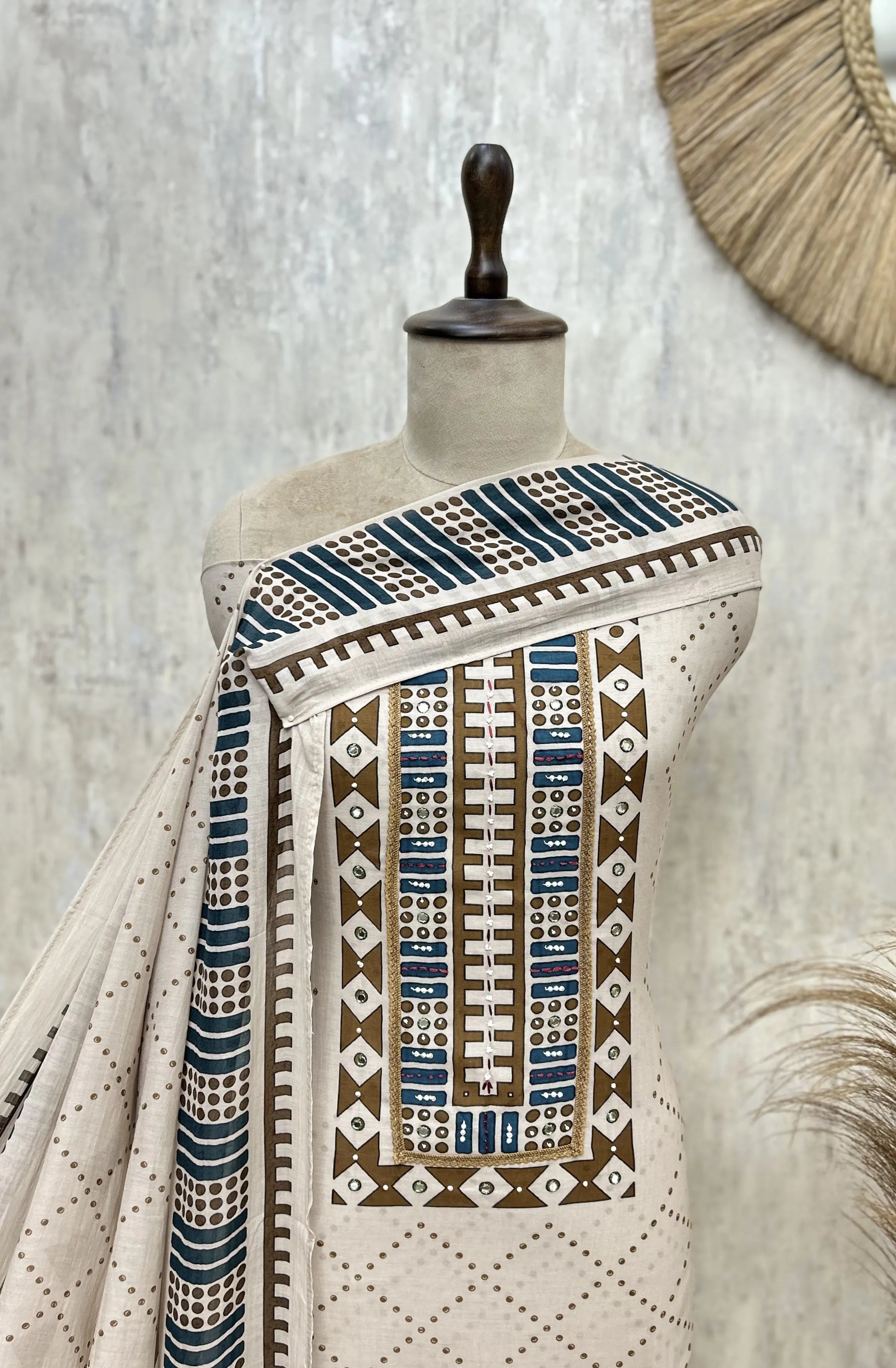 Heritage Mul Cotton Unstitched Suits