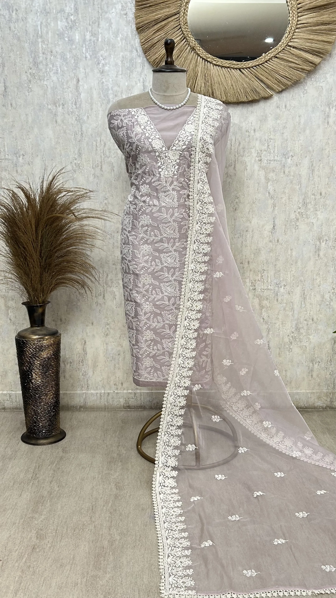 Royal Maheshwari Grace Unstitched Suit