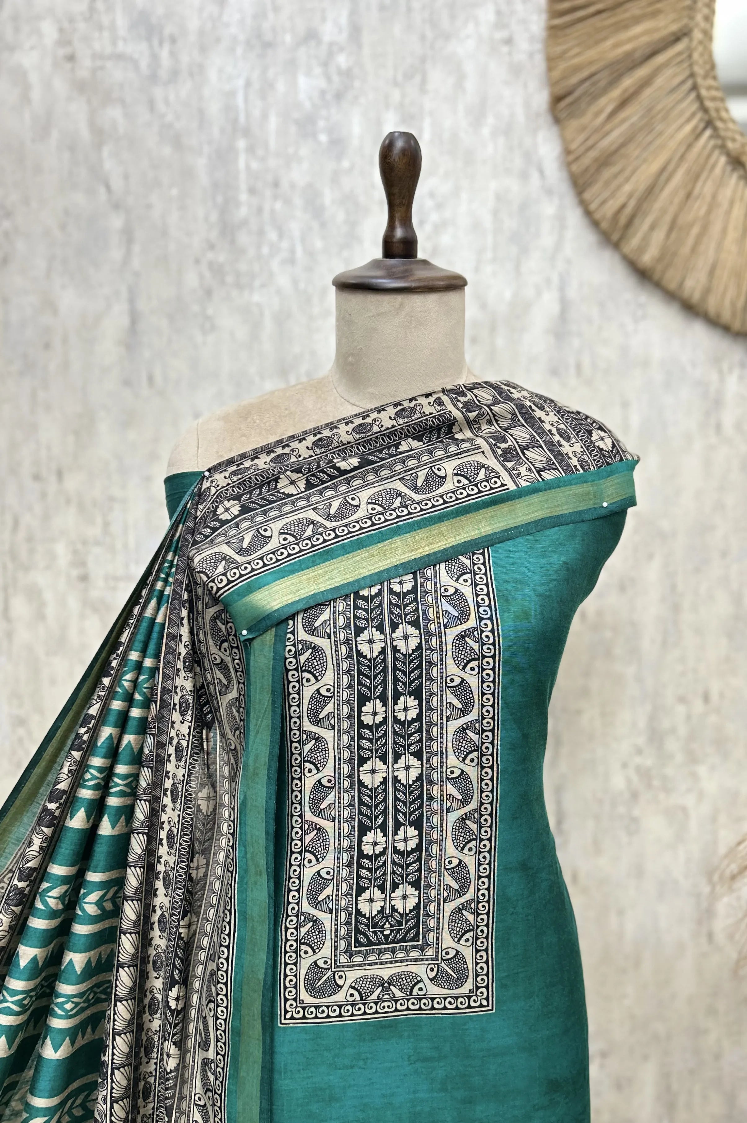 Heritage Verdure Maheshwari Unstitched Suit