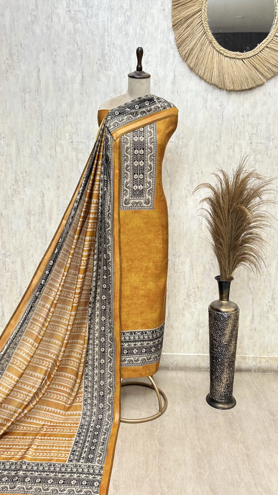 Heritage Verdure Maheshwari Unstitched Suit