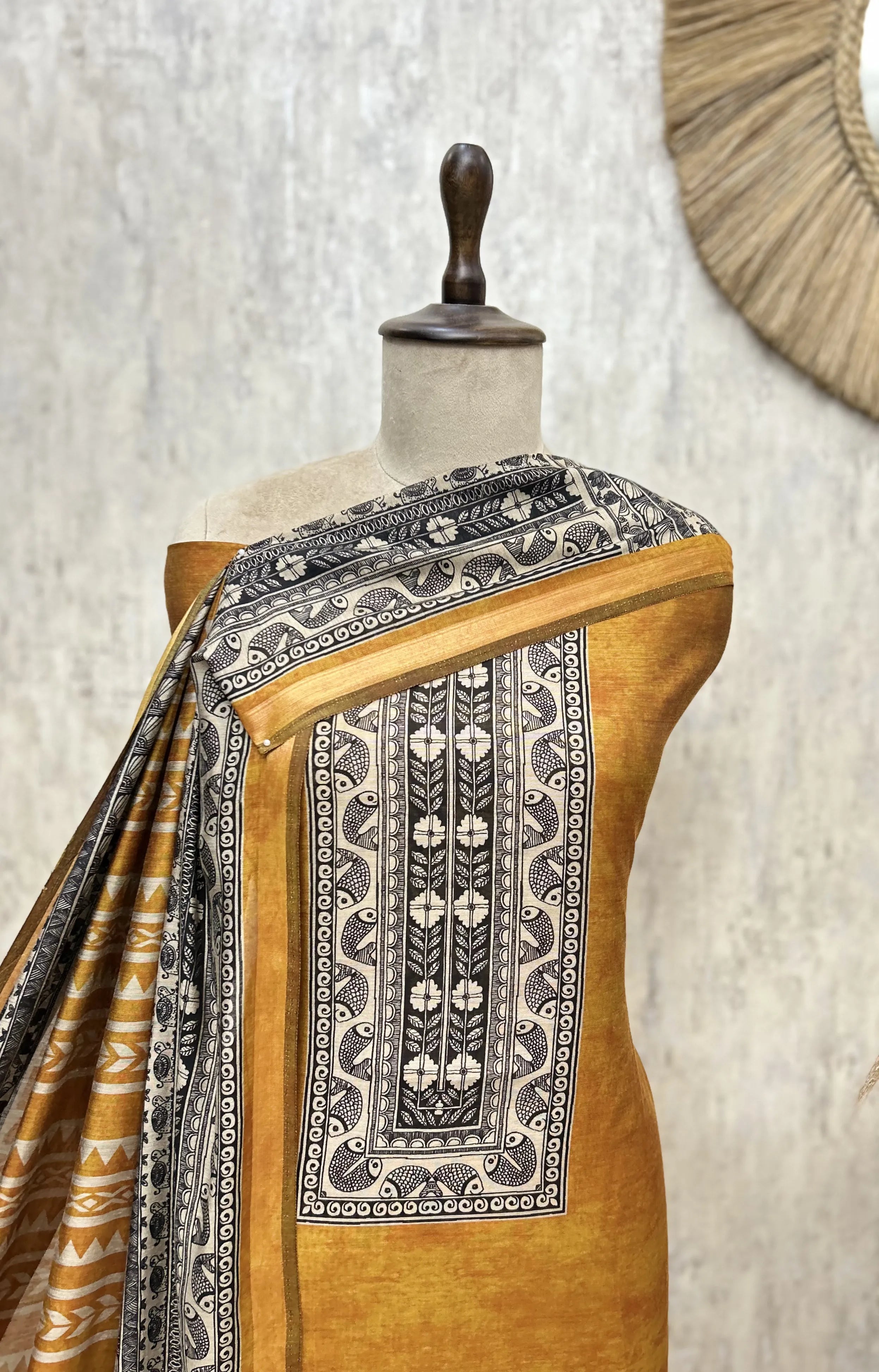 Heritage Verdure Maheshwari Unstitched Suit
