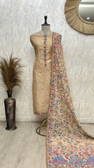 Blossom Charm Ensemble Maheshwari Unstitched Suit