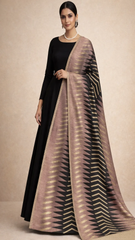 Moonlight reversible Ikkat Unisex Stoles With Curated Box Packaging