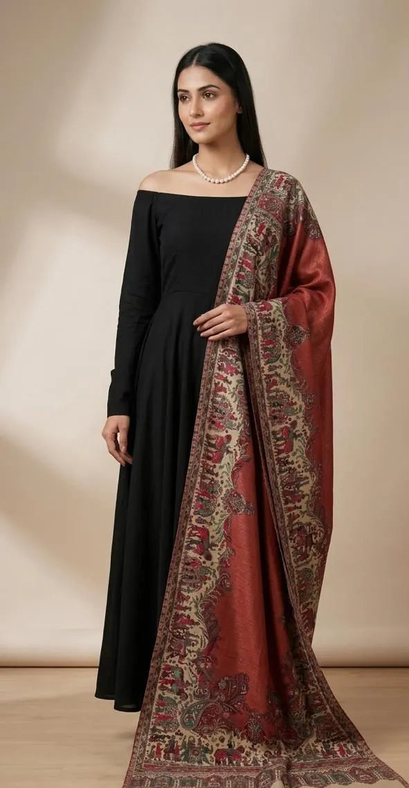 Reversible Moonlight Unisex Shawls With Curated Box Packaging