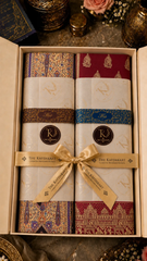 The Kapdakart His & Her Collection Of Semi Pashmina Stole with Premium Box Packaging