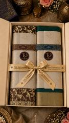 The Kapdakart His & Her Collection Of Semi Pashmina Stole with Premium Box Packaging