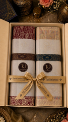 The Kapdakart His & Her Collection Of Semi Pashmina Stole with Premium Box Packaging